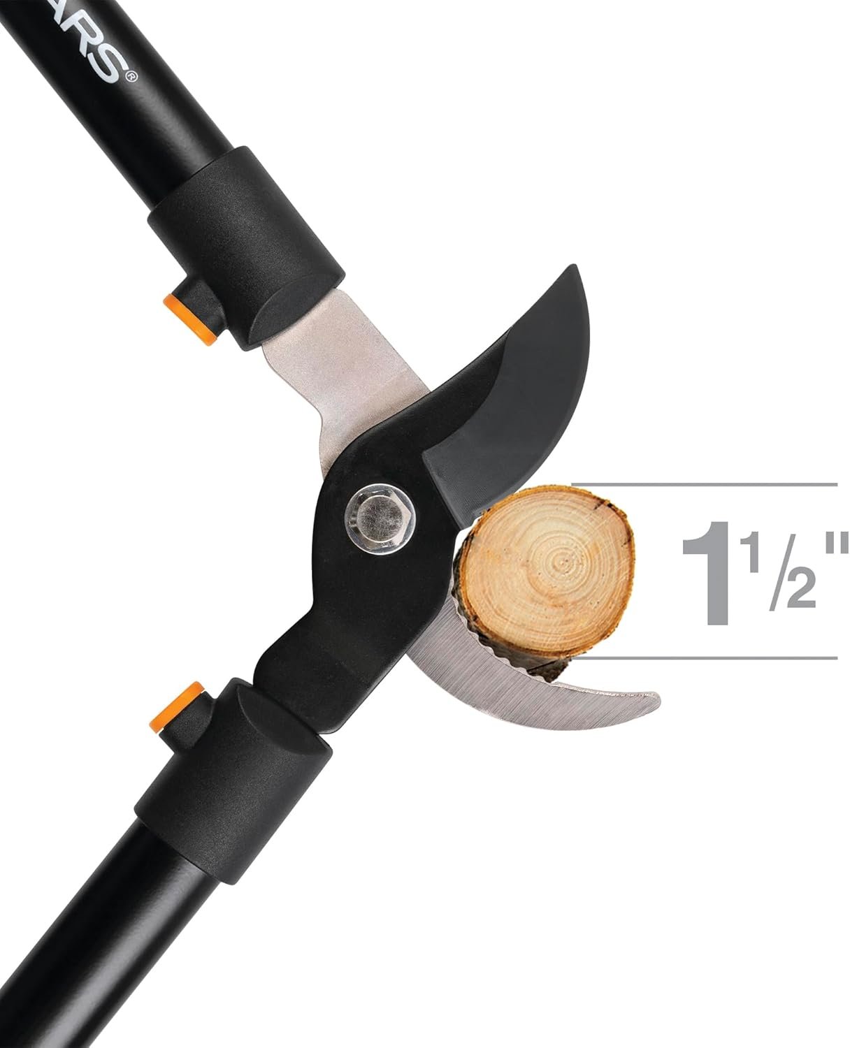 Fiskars 28″ Loppers for Tree Trimming, Heavy Duty, Rust-Resistant Sharp Bypass Steel Blade Loppers, Branch Cutter up to 1.5″ Diameter Cut Capacity, Shock-Absorbing Handle, Garden Tools